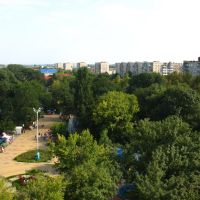 Гор-парк, вид на улицу Ленина, 15.08.2009., Белореченск