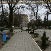 Сквер на ул.Ленина с памятником чернобыльцам, Горячий Ключ
