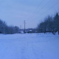 Улица Лермонтова(зимой), Ильский