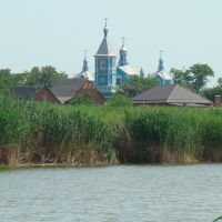 Вид на Богоявленский храм, Калининская