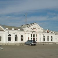 The passenger building of train station Kuschevka, Кущевская