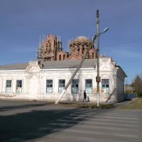 Строящаяся церковь, Старощербиновская