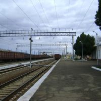 перрон станции Усть-Лабинская, Усть-Лабинск