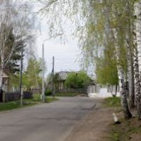 Улица Горького, весна, Железногорск