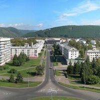 Панорамный вид центра города с 12-го этажа, Зеленогорск