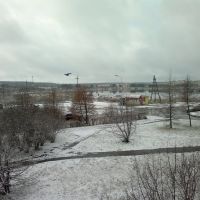 снег в конце октября, Зеленогорск