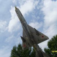 МиГ-21 на плацу АВАТУ, Ачинск