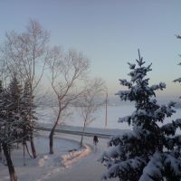 Вид на р. Кан (зима), Ирбейское
