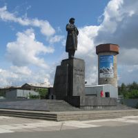 Lenins monument, Красноярск
