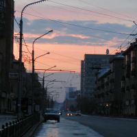 Early morning. Krasnjiarsk., Красноярск