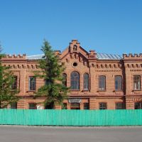 Old building of Minusinsk Local History Museum named Nikolay Martianov, Минусинск