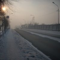 Мост через Минусинскую протоку, Минусинск