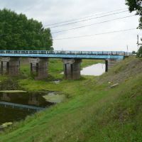 Протока Енисея в Стрелке, Пировское