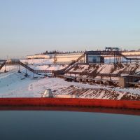 Вид фабрики с 45вого сгустителя, Северо-Енисейский