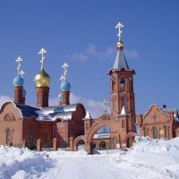 Храм в Кодинске зимой, Кодинск