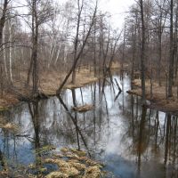 Река Ик в апреле, Глядянское