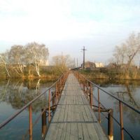 Мост через озеро, Кетово