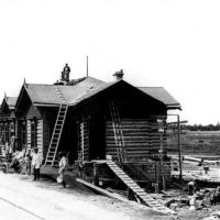 Строительство станции Шумиха 1892 год вокзал, Шумиха