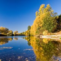 Осень на реке, Альменево