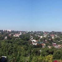 Panorama of Kur river valley fron Semyonovsky tupik, Курск