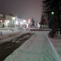 new year in Lenin Street, Курск