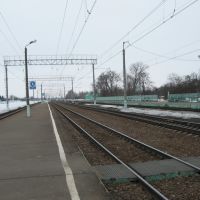 Вид с вокзала в сторону г. Курск (март 2011 г.), Поныри