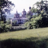 Inside monastery park, Рыльск