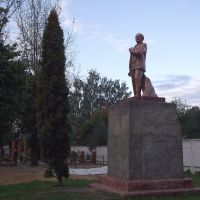 Памятник Ленину в парке железнодорожников, Елец