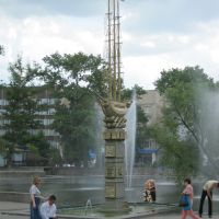 Памятник у Петровского пруда, Липецк