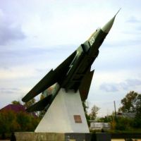 МиГ-23 на старте (обычный монумент в селах Липецкой области), Хлевное