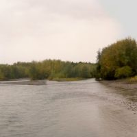 Omchikchan river, Омсукчан