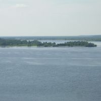 Вид на остров Соколинка, Козьмодемьянск