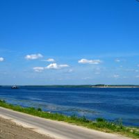Вид на Волгу  с набережной, Козьмодемьянск
