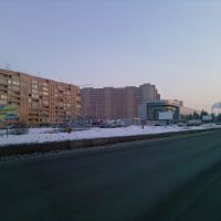 Вид с Киевской трассы на техцентр "Мерседес" в Апрелевке, Апрелевка