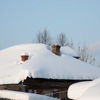 А здесь, в Вербилках, избы под снегом..., Вербилки