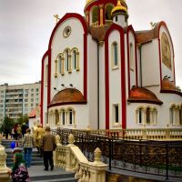 Георгиевский храм, Видное (в день открытия, сентябрь 2007), Видное