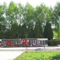 Монумент войнам погибшим в годы ВОВ / Monument to soldiers by victim in days of Second World War, Голицино
