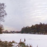 Панорама пруда в Голицыно, Голицино