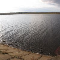 Volga river in Dubna, Дубна