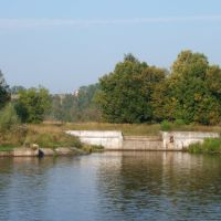 старая переправа через канал после Икшинского водохранилища в сторону Дмитрова, Икша