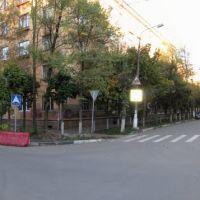 Улица Западная. Переход у школы №5, Климовск