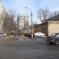 южный переулок вид на север, Климовск