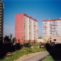 Жилой район на улице Чехова  /  Residential Area in Chekhov Street, Лобня