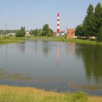 Вид на пруд и котельную / View on a Pond and Boiler-house, Лотошино