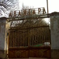Ворота дома отдыха "Авангард", Лукино
