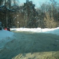 Moscow, Lytkarino, very bed road condition, Лыткарино
