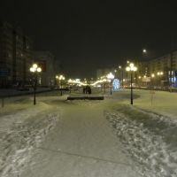 Winter night, Ногинск