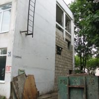 School #5 under reconstruction / Ремонт школы № 5, Пушкино