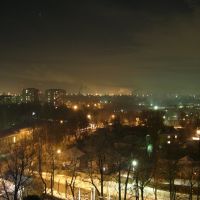 Пушкино ночью, Пушкино
