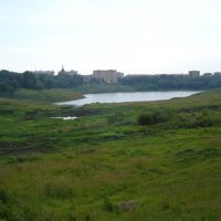 Раменское. Вид на Борисоглебское озеро, лето 2008 г., Раменское